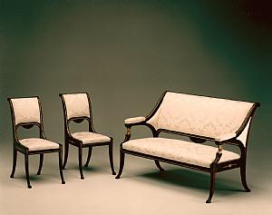 French Empire Living Room Set